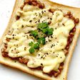 ナツメグ納豆で☆マヨチーズトースト
