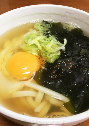 うどんだし（わかめうどん）-レシピのメイン写真