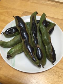 簡単!本格!焼きそら豆 時短でレンジ使用-レシピのメイン写真