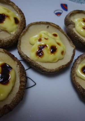 準備1分で一品：マヨ椎茸ミニグラタン-レシピのメイン写真
