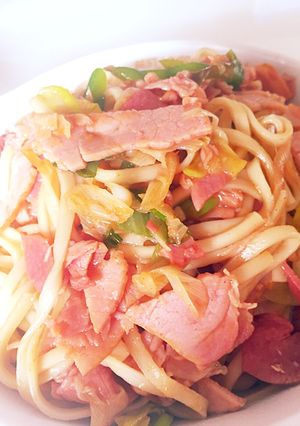 【簡単】焼うどん-レシピのメイン写真