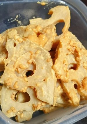お弁当に★蓮根の辛子味噌和え-レシピのメイン写真