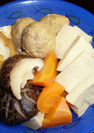 凍み豆腐（高野豆腐）と肉団子の煮物-レシピのメイン写真