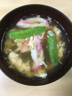 絹さやのかきたま汁♪-レシピのメイン写真