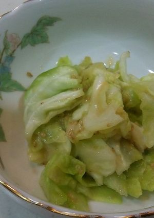 【即席】春キャベツのゴマ味噌和え-レシピのメイン写真