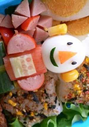 Happyキャラ弁*ロボット*-レシピのメイン写真