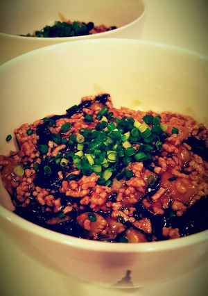 日本人好みの☆麻婆茄子(丼)-レシピのメイン写真