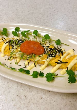 簡単明太子オムレツ-レシピのメイン写真