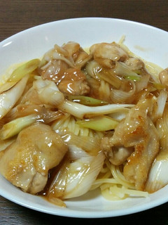 簡単!ネギと鶏肉の和風パスタ-レシピのメイン写真