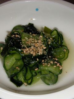 ラッキョウの漬け酢で酢の物-レシピのメイン写真