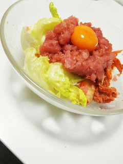 そうめんでカロリーオフ♪マグロたたき丼風-レシピのメイン写真