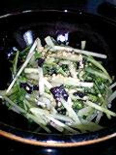 あともう一品! 水菜と焼き海苔のナムル-レシピのメイン写真