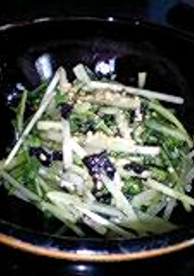 あともう一品！　水菜と焼き海苔のナムル-レシピのメイン写真