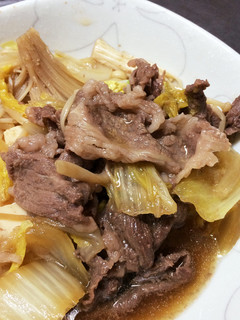 フライパン1つで簡単!牛すき煮♪-レシピのメイン写真