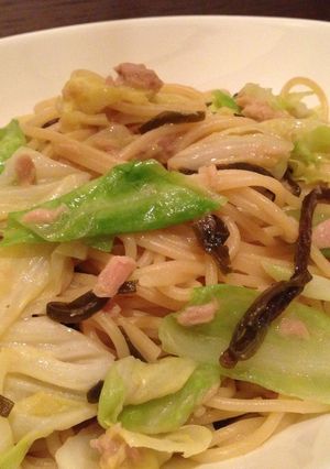 ☆キャベツとツナの塩こんぶパスタ☆-レシピのメイン写真