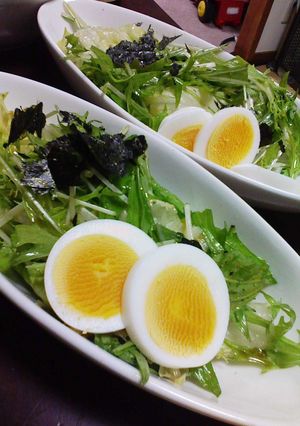 レタスと水菜がたっぷり食べれるチョレギ？-レシピのメイン写真