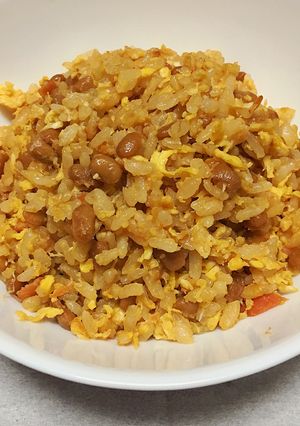 シャケ納豆チャーハン-レシピのメイン写真