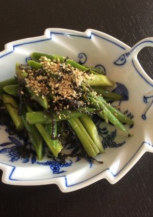 ⭐️簡単❣️ アスパラと塩昆布のナムル-レシピのメイン写真