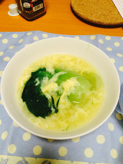 小松菜とたまごのスープ-レシピのメイン写真