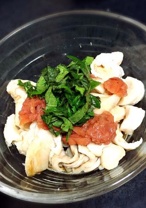 鶏皮梅シソポン酢♡-レシピのメイン写真