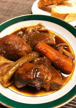 圧力鍋で☆豚肩ロースの赤ワイン煮-レシピのメイン写真