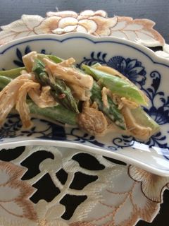 ⭐️アスパラとキムチの和え物-レシピのメイン写真
