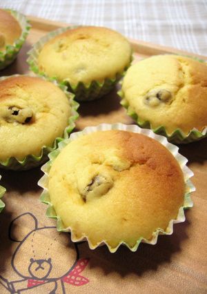 * 黄色い野菜とレーズンのマフィン *-レシピのメイン写真