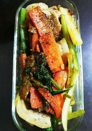豚肉とセロリのオイスターソース炒め-レシピのメイン写真