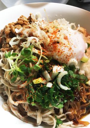 誰でも簡単!すぐ出来る!ネバネバお蕎麦!-レシピのメイン写真