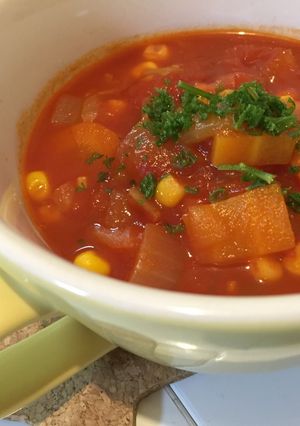 野菜だけのシンプル ミネストローネ-レシピのメイン写真