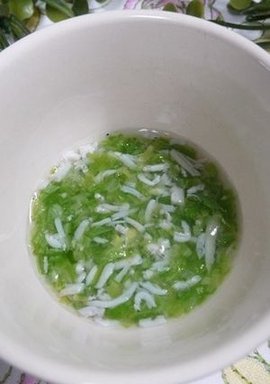 離乳食中期　しらすとオクラのトロトロ煮-レシピのメイン写真