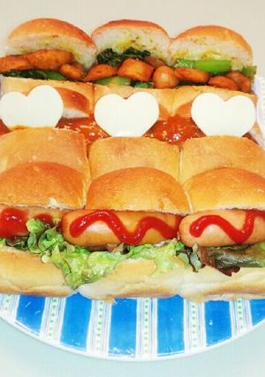 ちぎりパンのホットドック-レシピのメイン写真