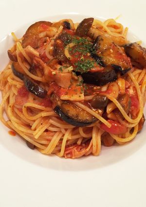 にんにくとトマトのスパゲッティ-レシピのメイン写真