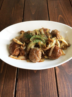 肉団子と野菜のオイスター炒め-レシピのメイン写真