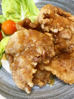簡単!豚ロース薄切り肉の竜田揚げ-レシピのメイン写真