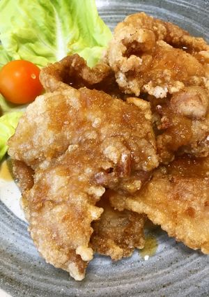 簡単！豚ロース薄切り肉の竜田揚げ-レシピのメイン写真