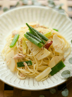 m筍とツナのパスタ-レシピのメイン写真