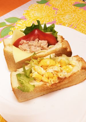 簡単おしゃれ朝食☆ポケットサンド-レシピのメイン写真