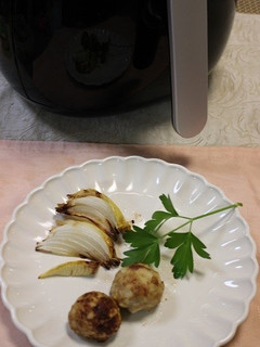 ノンフライヤーでたけのこ鶏だんご-レシピのメイン写真
