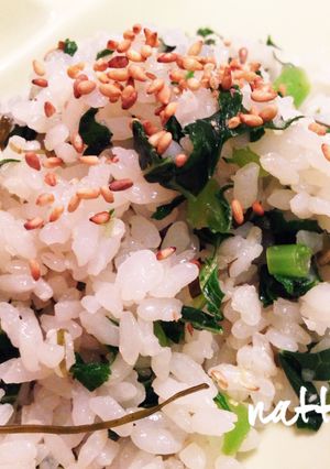 青菜の混ぜごはん-レシピのメイン写真