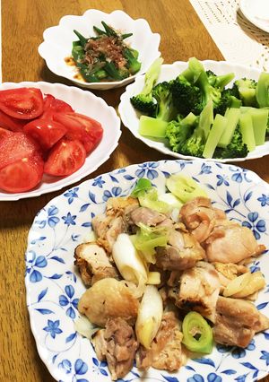 鶏もも肉のねぎ塩炒め♪糖質制限♪-レシピのメイン写真