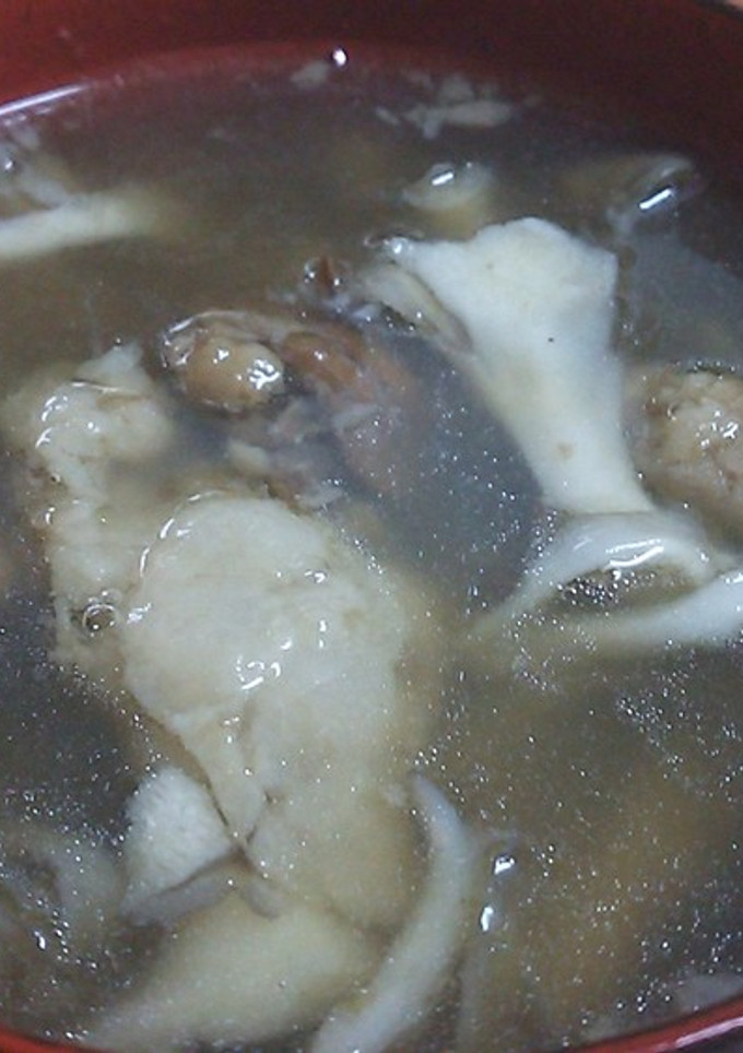 舞茸と牛スジの中華スープ-レシピのメイン写真