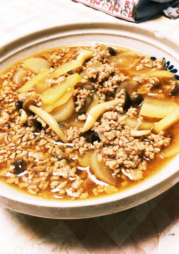 ご飯が進む♡ひき肉と大根のトロりん炒め♡-レシピのメイン写真