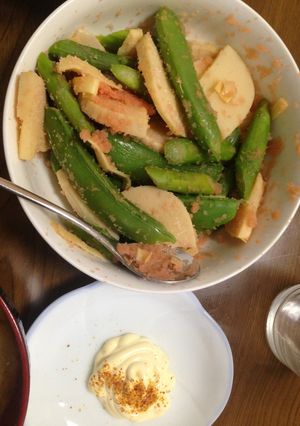 タケノコと春野菜の明太和え-レシピのメイン写真