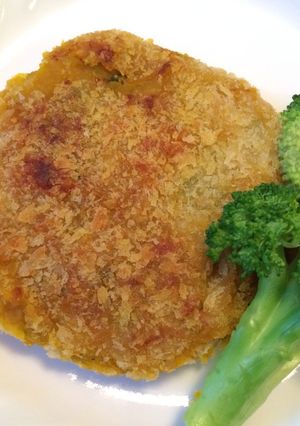 給食の味 かぼちゃひき肉サンド-レシピのメイン写真