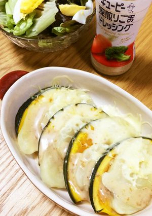 ごまドレで☆まるごとじゃがいもとかぼちゃ-レシピのメイン写真
