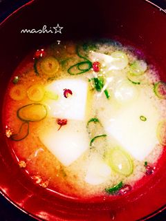 味噌汁に 花椒を♡-レシピのメイン写真