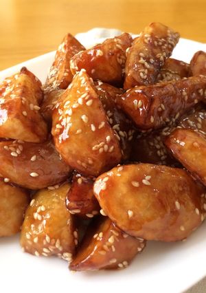 ご飯が進む☆じゃがいもの甘辛揚げ-レシピのメイン写真