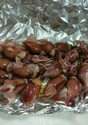 ホタルイカのホイル焼き-レシピのメイン写真
