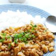 超簡単♬筍の甘辛ひき肉丼